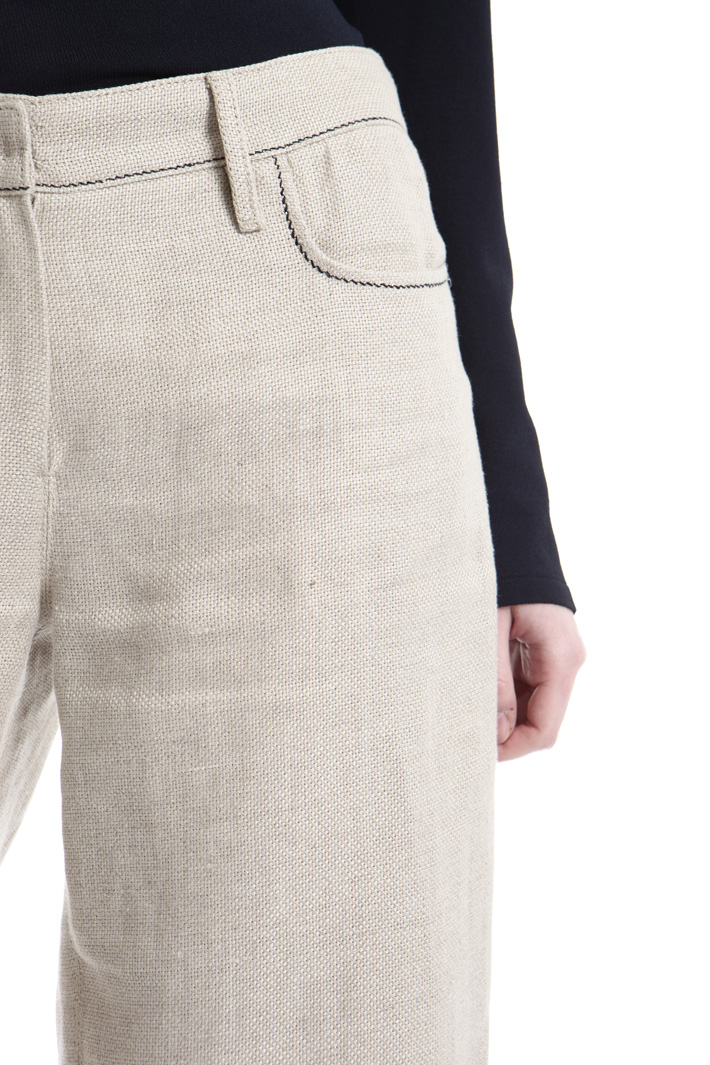 Pantalone in stuoia di lino Intrend Pantalone in stuoia di lino Intrend