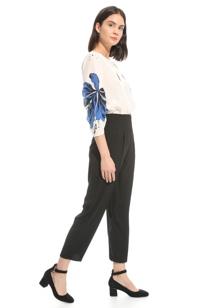 Pantalone in cady a vita alta Intrend Pantalone in cady a vita alta Intrend