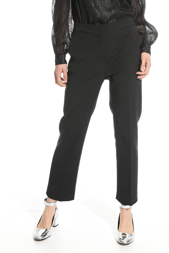 Pantalone in faille stretch Intrend Pantalone in faille stretch Intrend