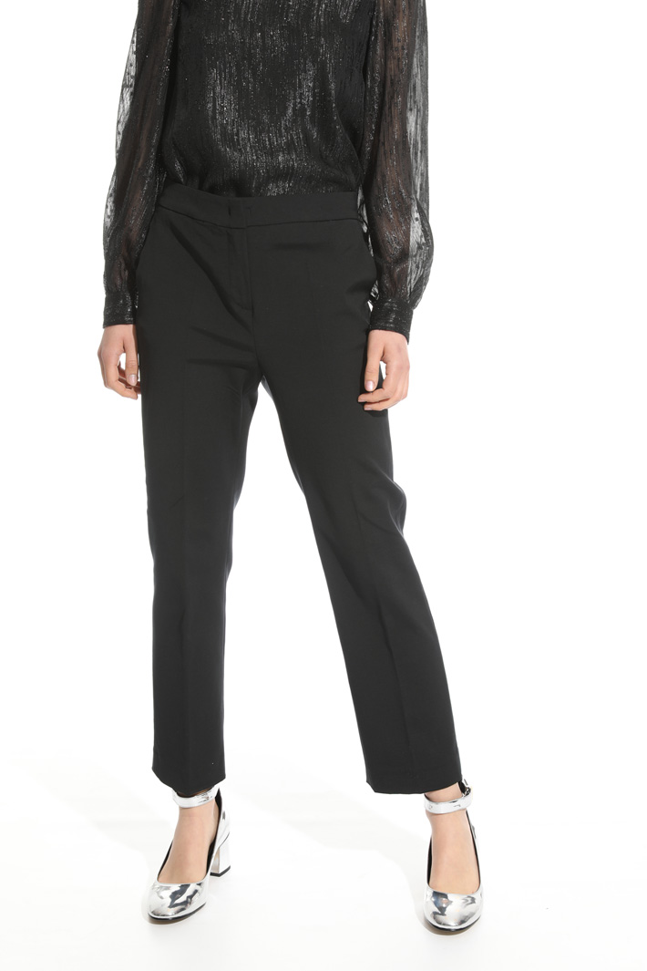 Pantalone in faille stretch Intrend Pantalone in faille stretch Intrend
