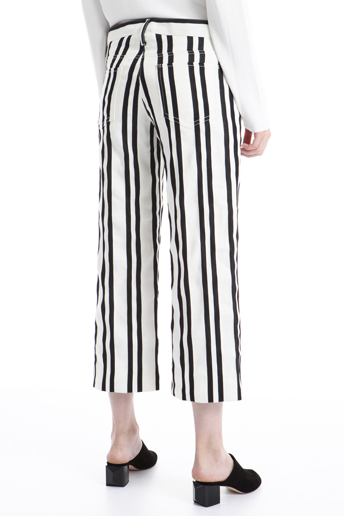 Pantalone in misto lino rigato Intrend Pantalone in misto lino rigato Intrend