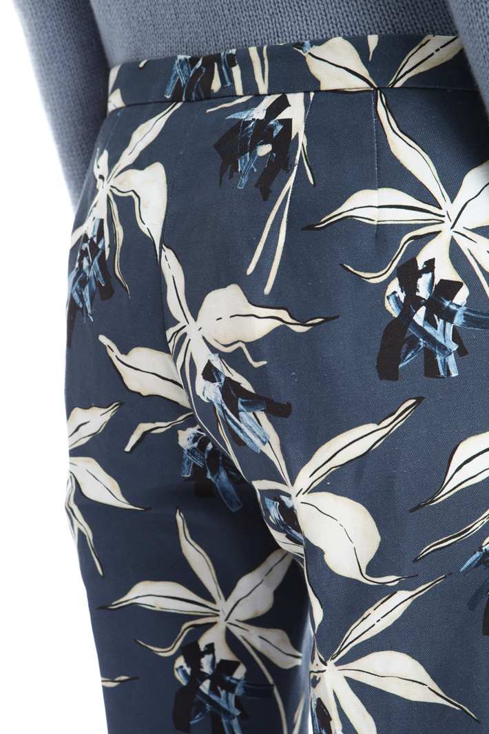 Pantalone in stuoia stampata Intrend Pantalone in stuoia stampata Intrend