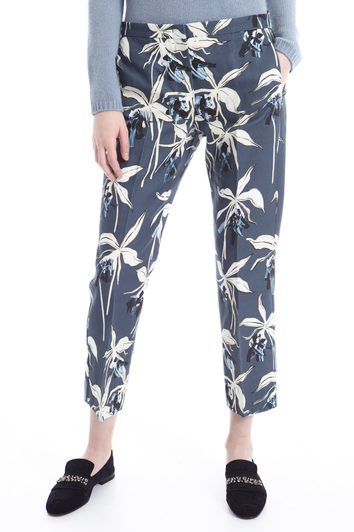 Pantalone in stuoia stampata Intrend Pantalone in stuoia stampata Intrend
