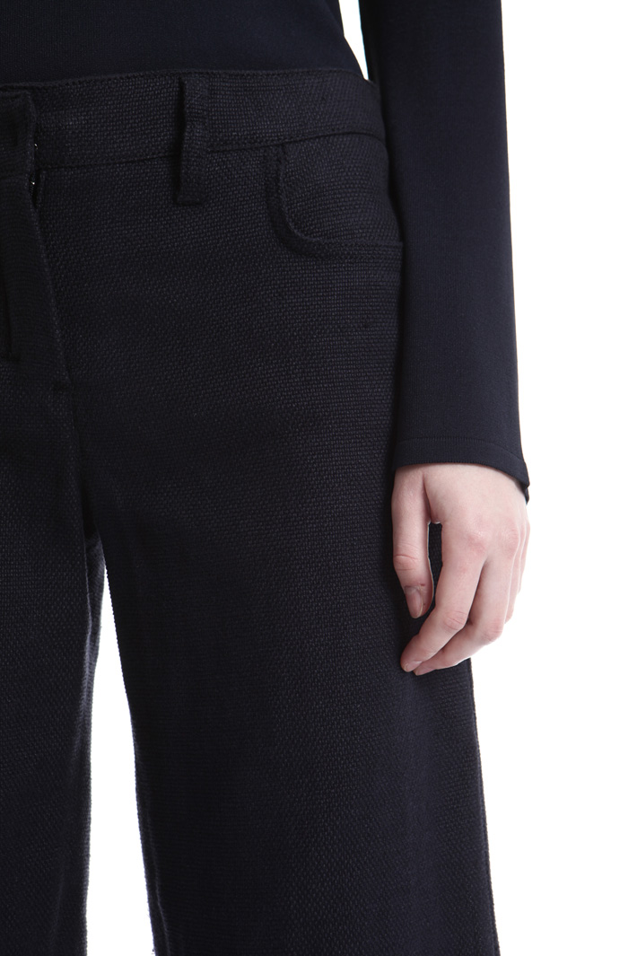 Fringed linen trousers Intrend Fringed linen trousers Intrend