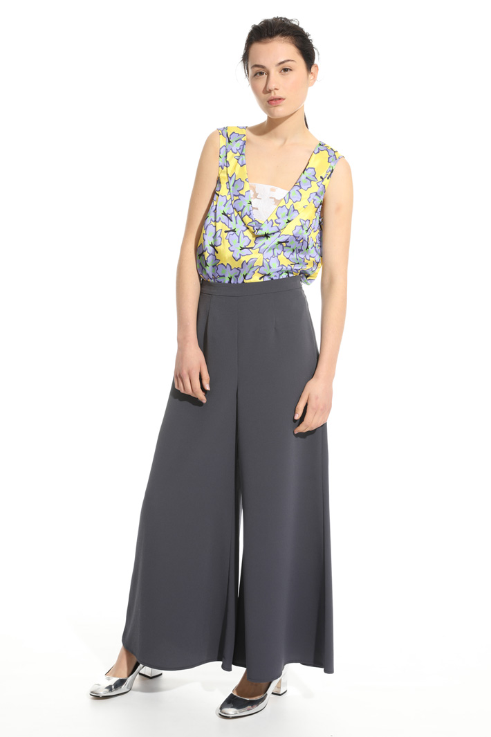 Top in twill fluido di viscosa Intrend Top in twill fluido di viscosa Intrend