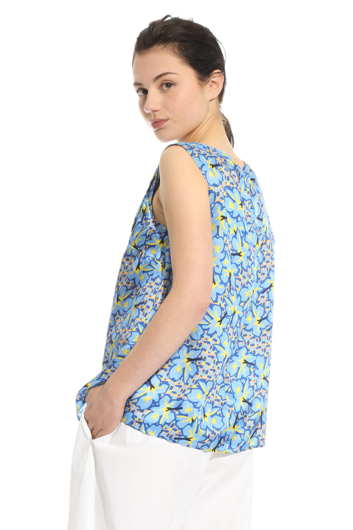 Top in twill fluido di viscosa Intrend Top in twill fluido di viscosa Intrend