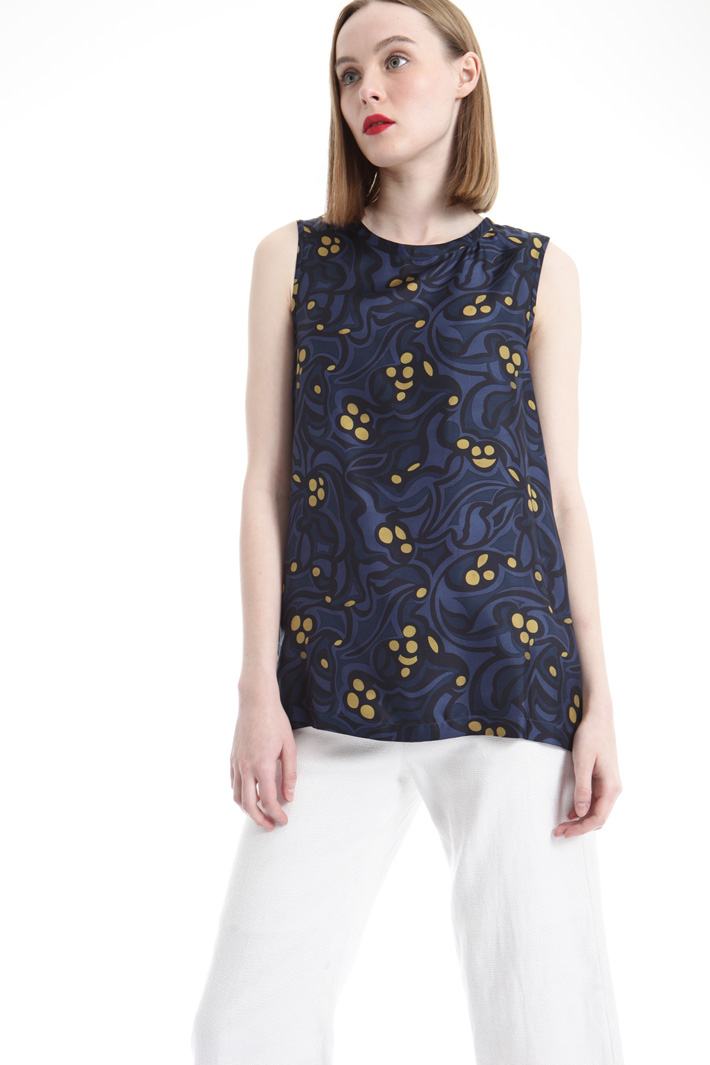 Top in seta stampata Intrend Top in seta stampata Intrend