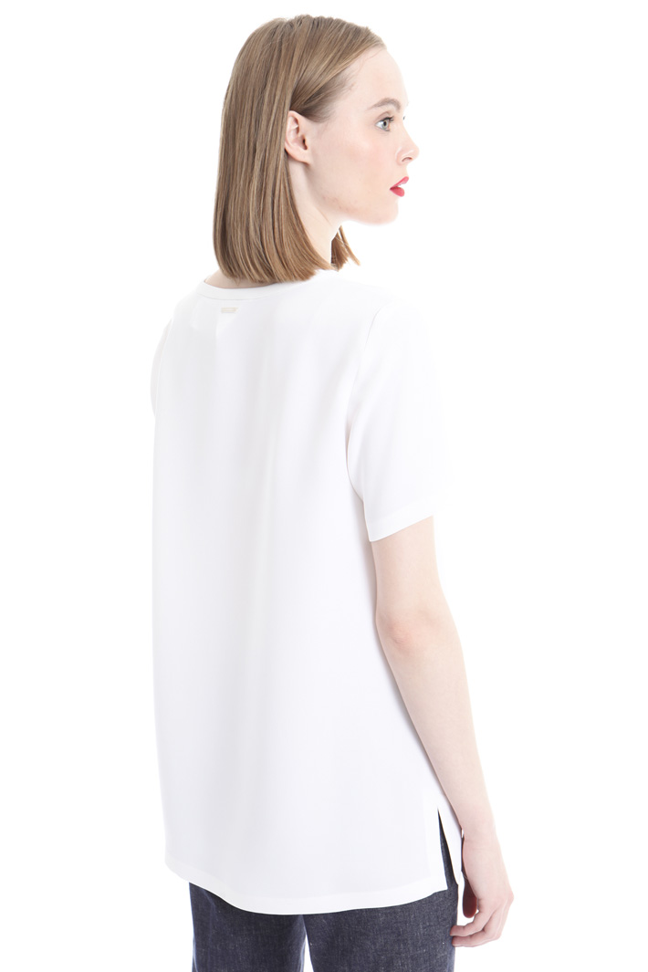 T-shirt in georgette di seta Intrend T-shirt in georgette di seta Intrend