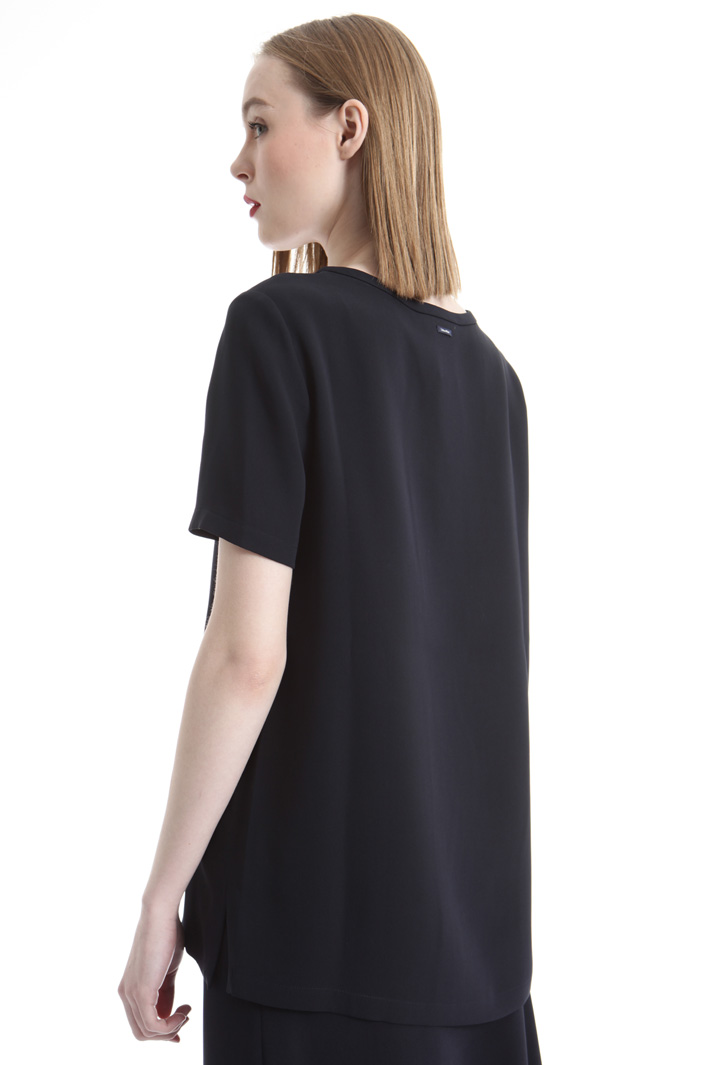 T-shirt in georgette di seta Intrend T-shirt in georgette di seta Intrend