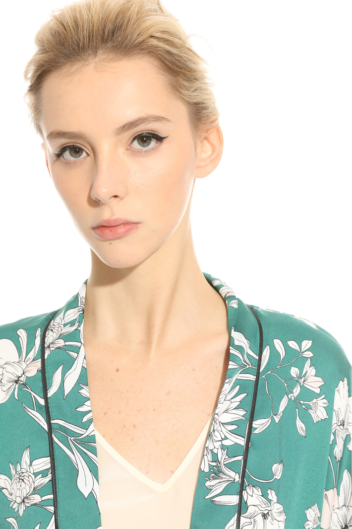 Printed twill tunic Intrend Printed twill tunic Intrend