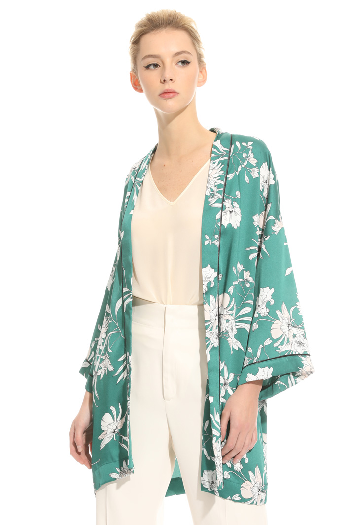 Printed twill tunic Intrend Printed twill tunic Intrend