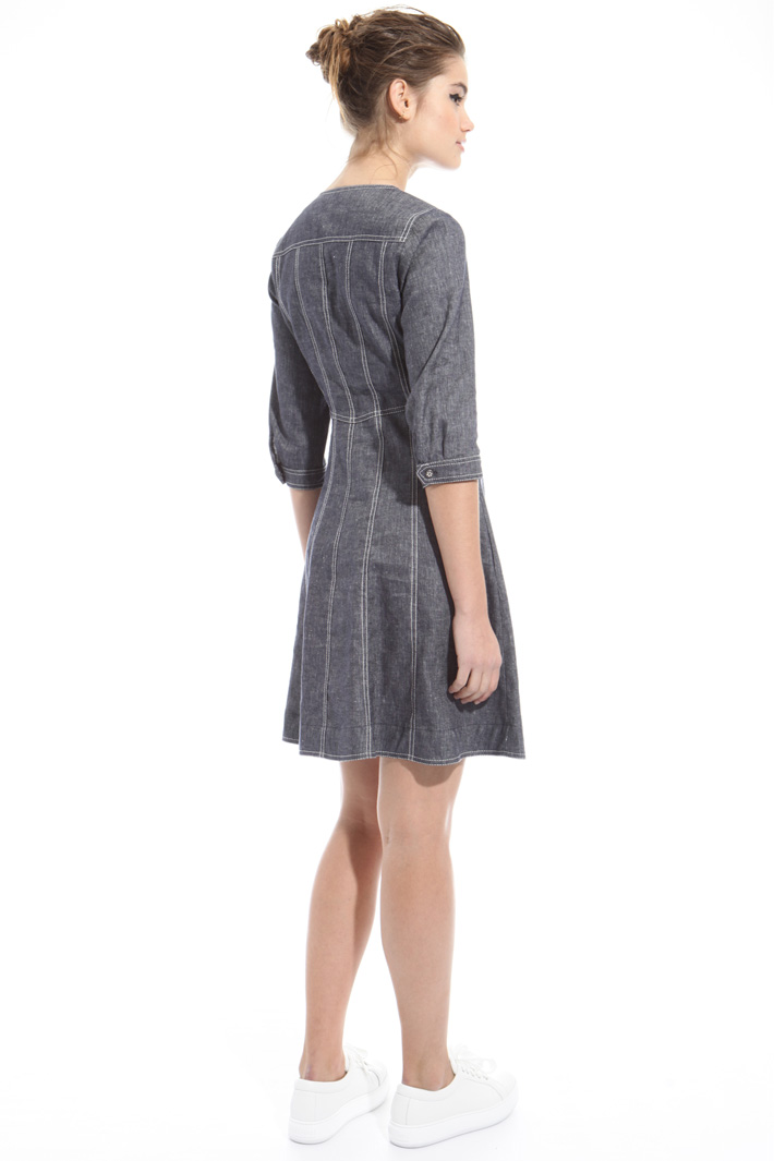 Abito effetto denim Intrend Abito effetto denim Intrend