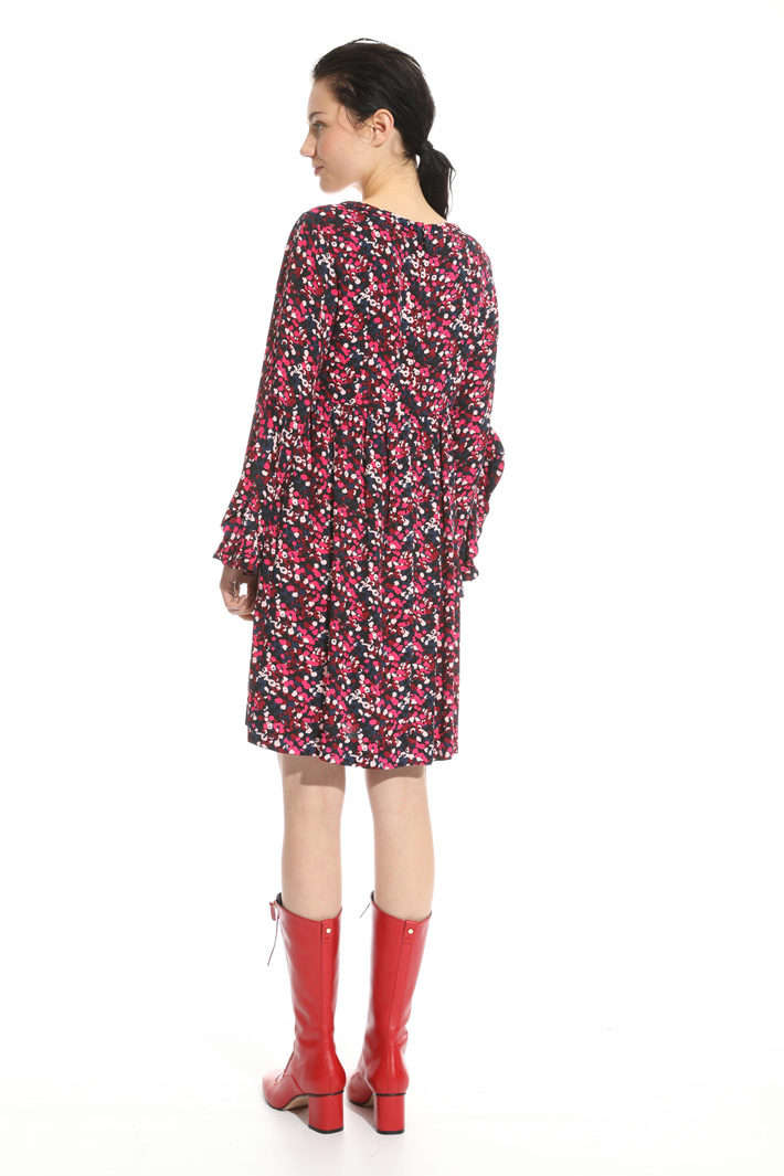 Flared flounced dress Intrend Flared flounced dress Intrend