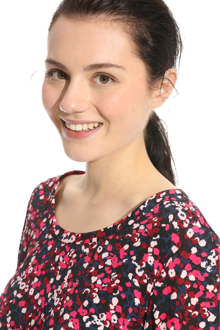 Flared flounced dress Intrend Flared flounced dress Intrend