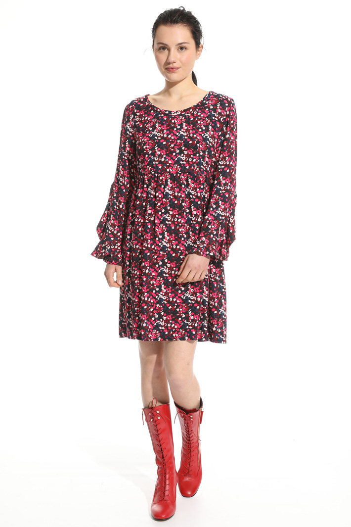 Flared flounced dress Intrend Flared flounced dress Intrend