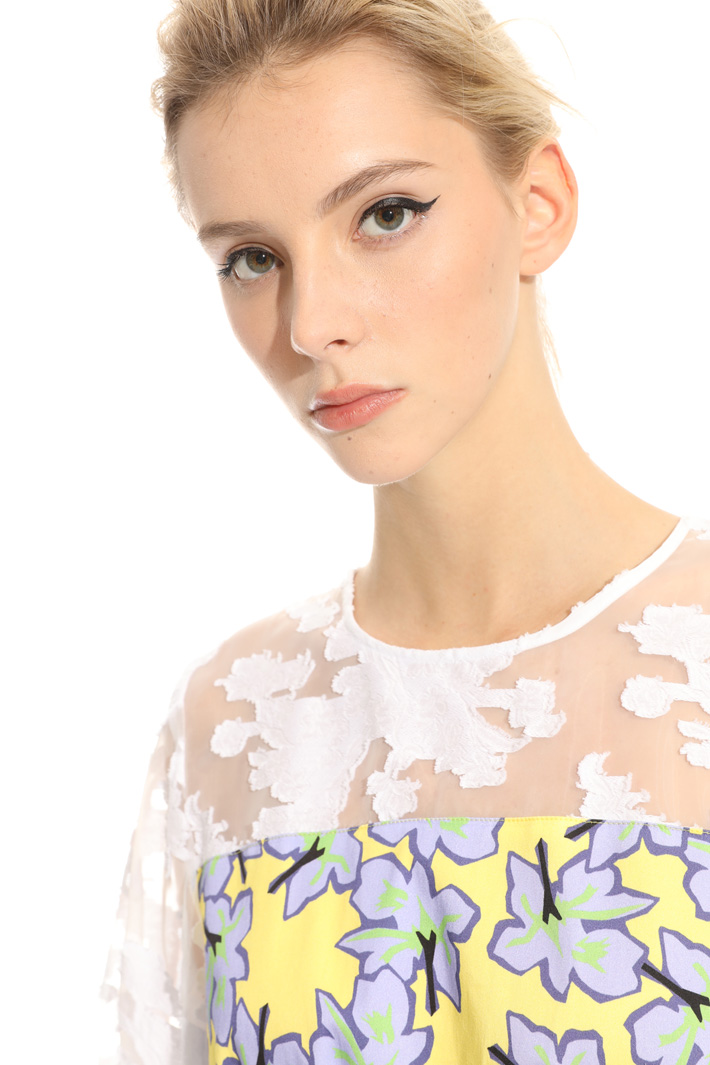 Fil coupé organza dress Intrend Fil coupé organza dress Intrend