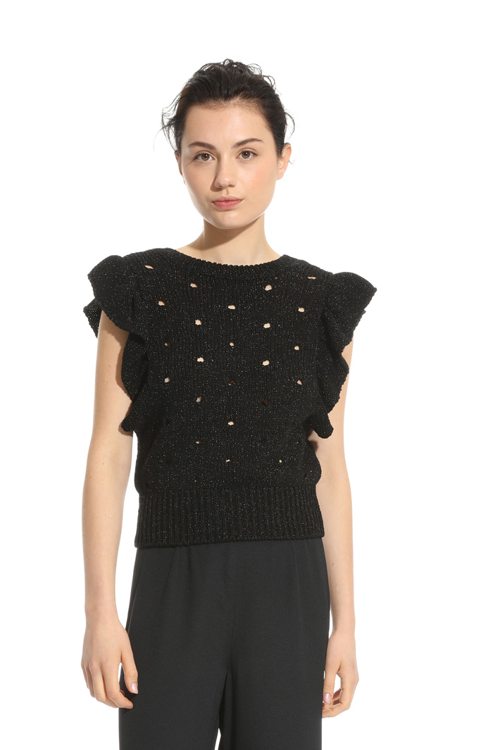 Top in maglia lamè Intrend Top in maglia lamè Intrend