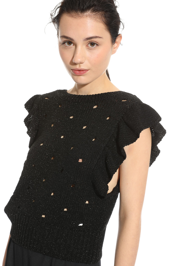 Top in maglia lamè Intrend Top in maglia lamè Intrend