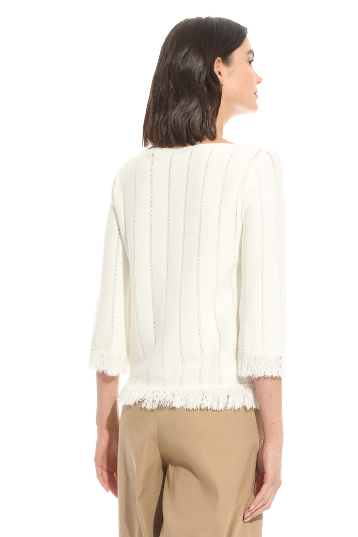 Maglia traforata con frangia Intrend Maglia traforata con frangia Intrend