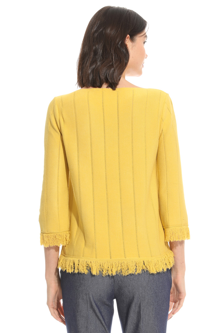 Maglia traforata con frangia Intrend Maglia traforata con frangia Intrend