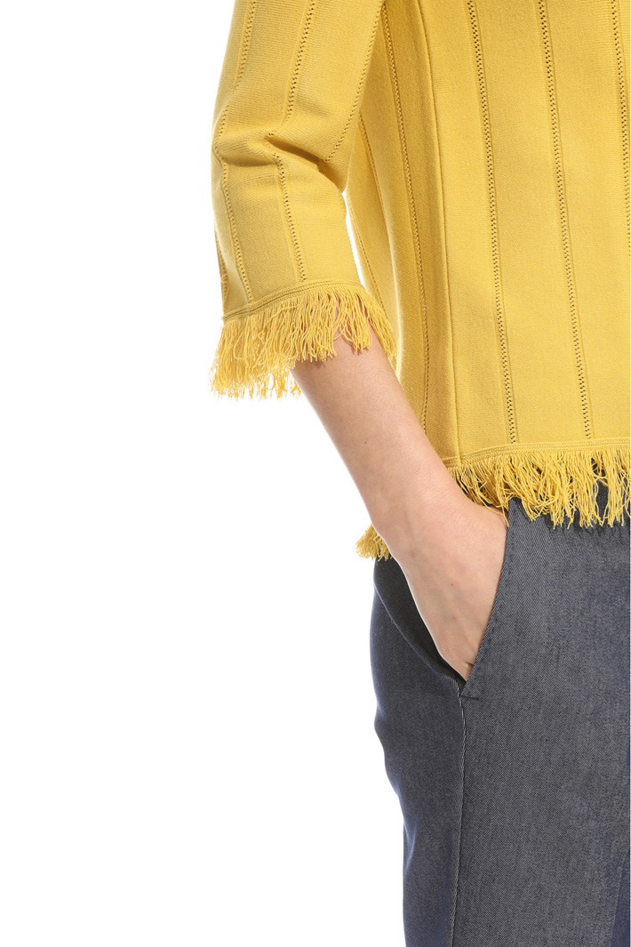 Maglia traforata con frangia Intrend Maglia traforata con frangia Intrend