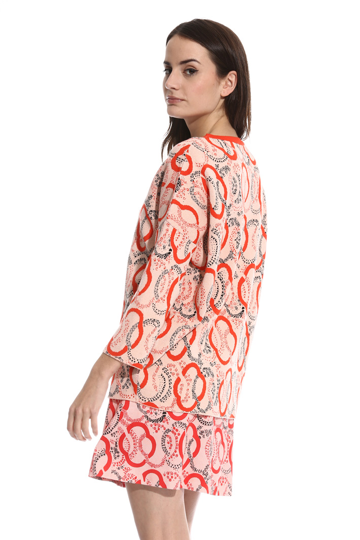 Maglia in viscosa jacquard Intrend Maglia in viscosa jacquard Intrend