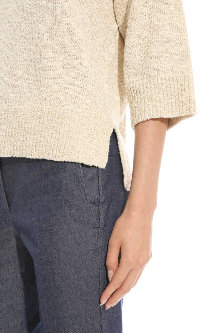 Mouliné yarn sweater Intrend Mouliné yarn sweater Intrend