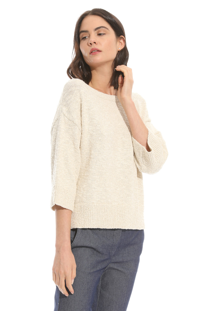 Mouliné yarn sweater Intrend Mouliné yarn sweater Intrend