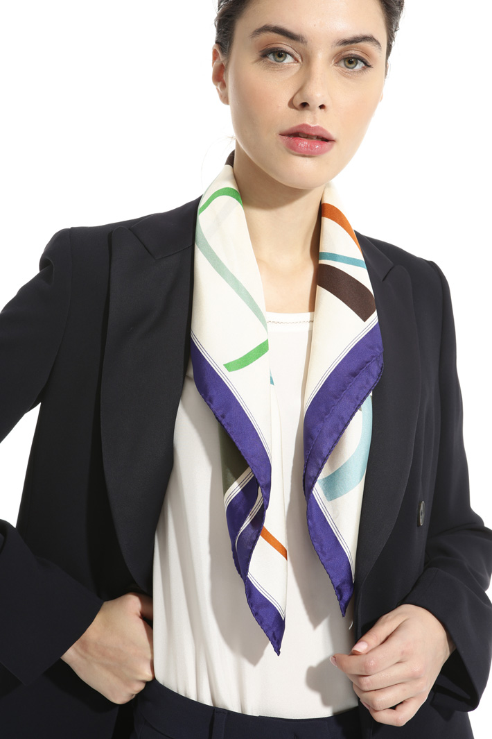 Foulard quadrato in seta Intrend Foulard quadrato in seta Intrend