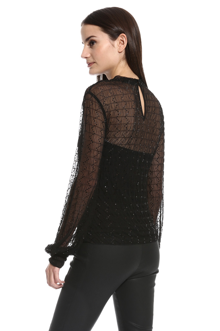 Top in tulle con paillettes Intrend Top in tulle con paillettes Intrend
