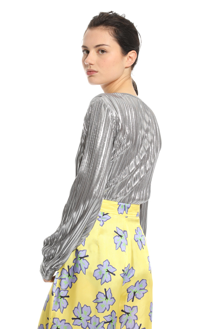 Body in jersey plissé laminato Intrend Body in jersey plissé laminato Intrend