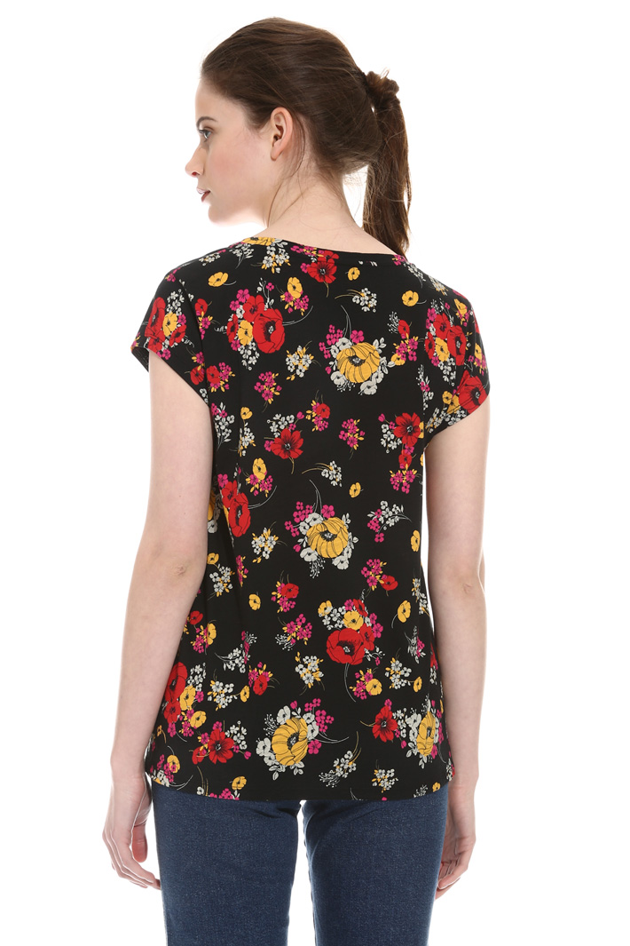 T-shirt in jersey fiammato Intrend T-shirt in jersey fiammato Intrend