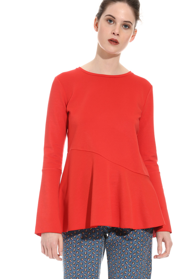 T-shirt in jersey ottoman Intrend T-shirt in jersey ottoman Intrend