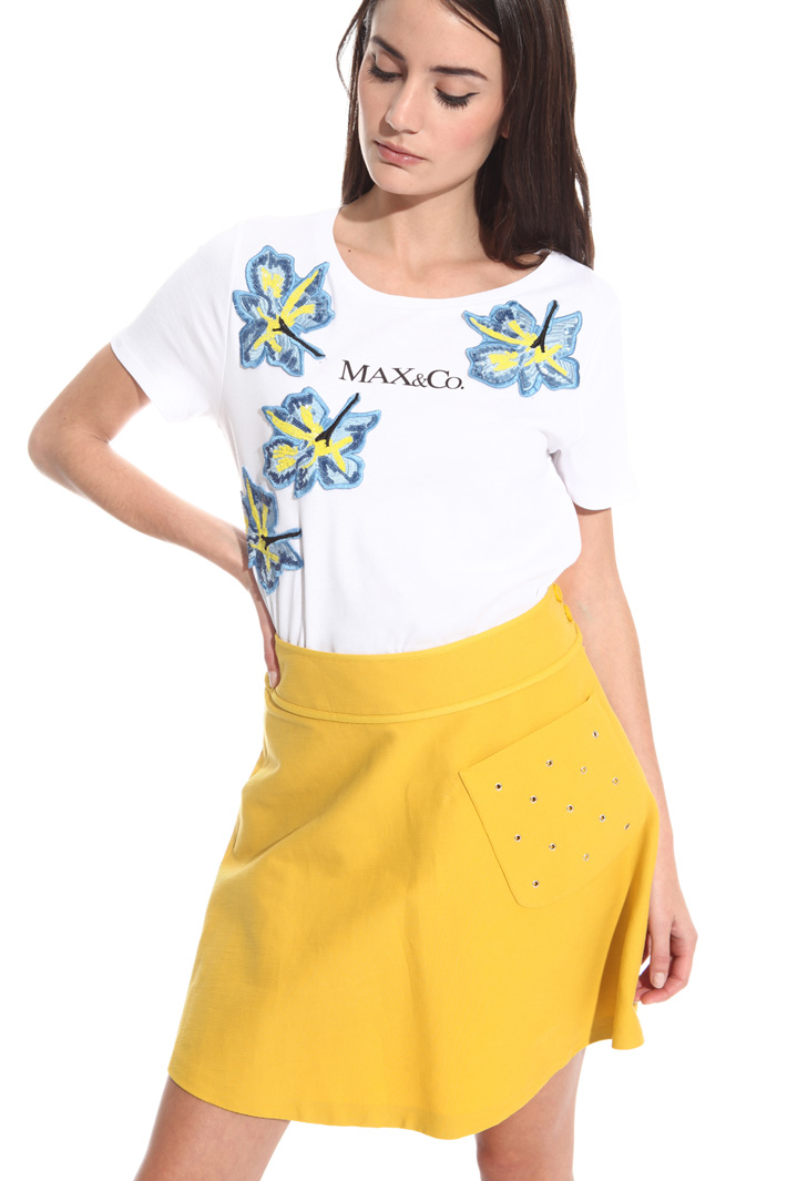 T-shirt in jersey interlock Intrend T-shirt in jersey interlock Intrend