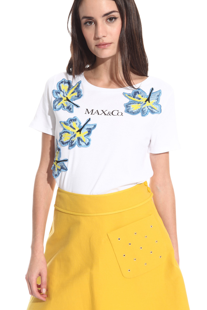 T-shirt in jersey interlock Intrend T-shirt in jersey interlock Intrend