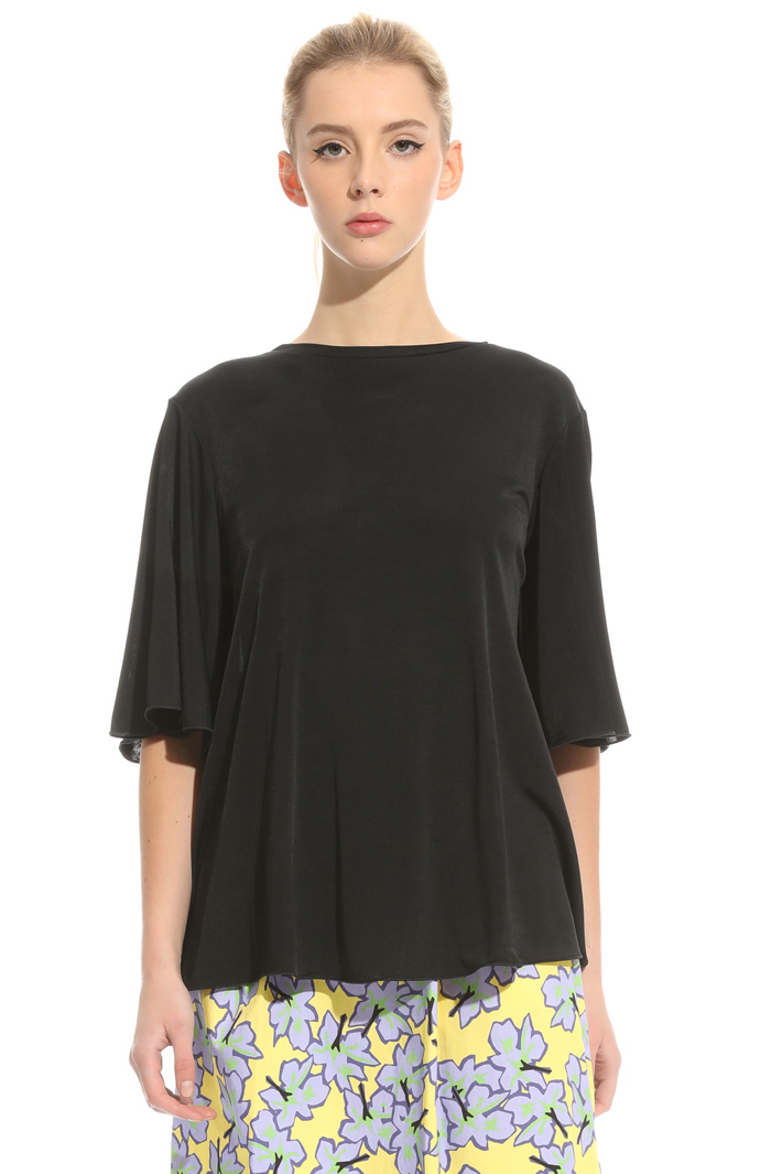 Blusa in jersey di viscosa Intrend Blusa in jersey di viscosa Intrend