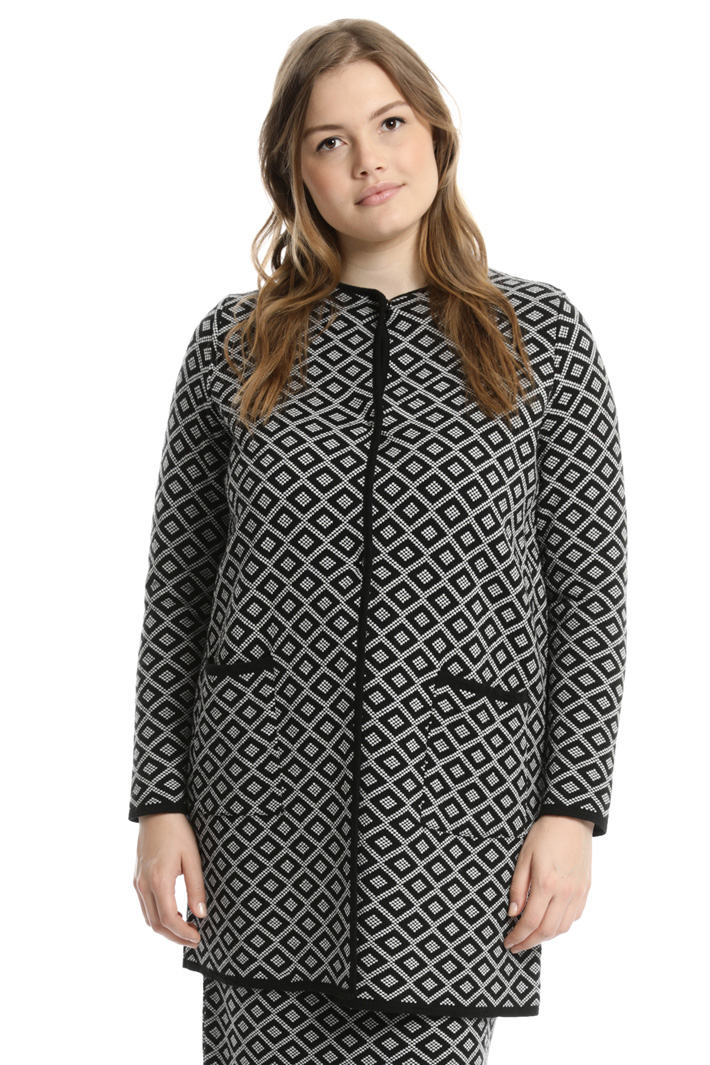 Soprabito jacquard in maglia Intrend Soprabito jacquard in maglia Intrend