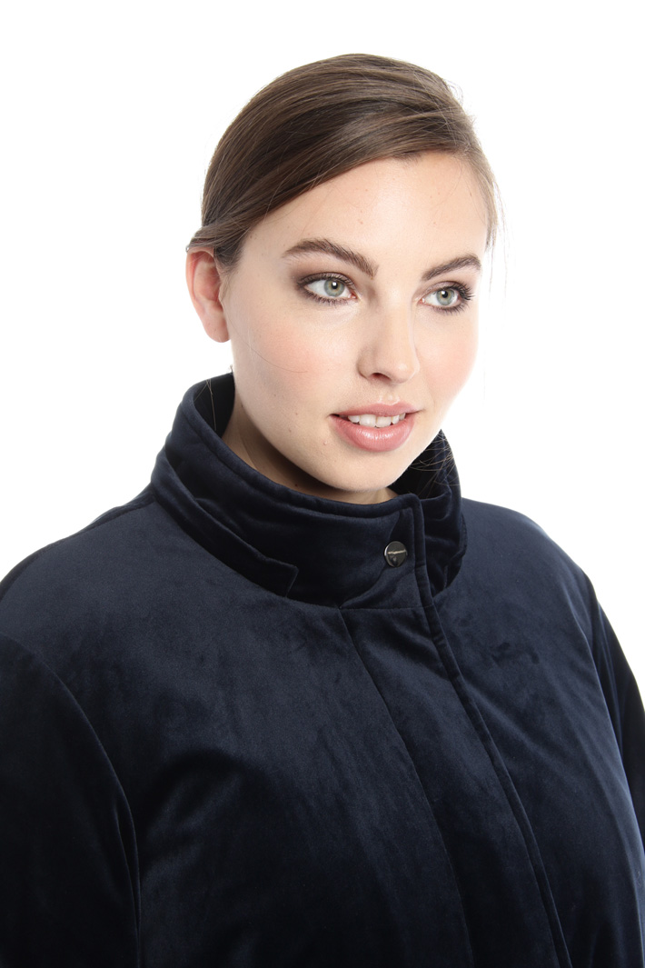 Parka imbottito in velluto Intrend Parka imbottito in velluto Intrend