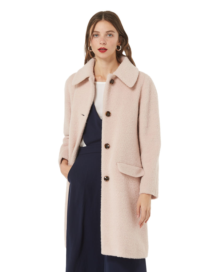 Cappotto in alpaca e mohair Cappotto in alpaca e mohair