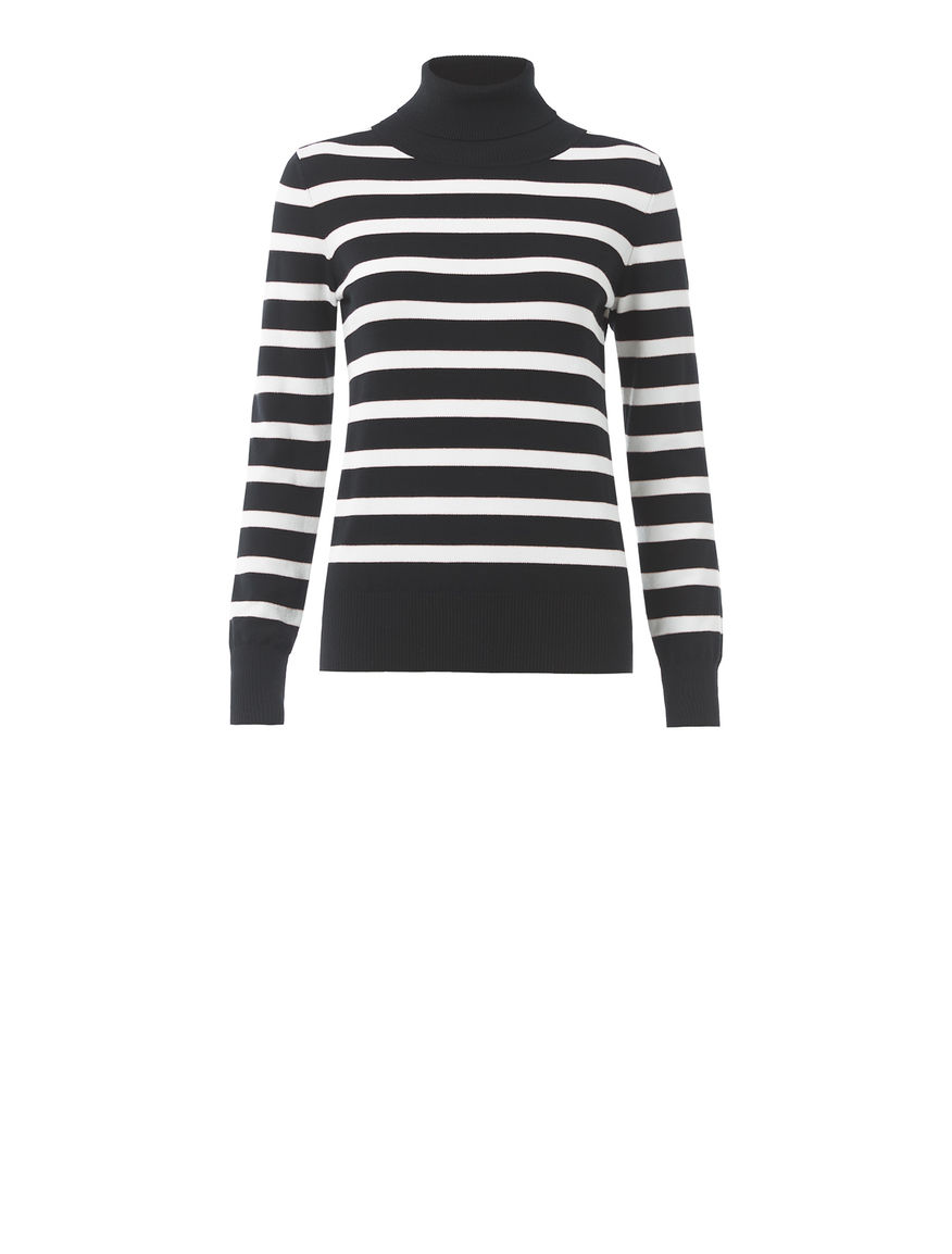 Striped turtleneck sweater Striped turtleneck sweater