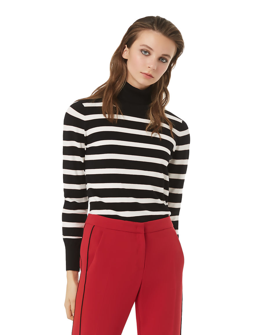 Striped turtleneck sweater Striped turtleneck sweater