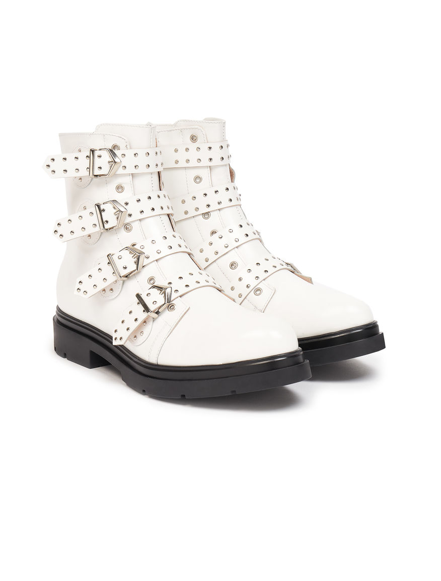 Biker boots con cinghie Biker boots con cinghie