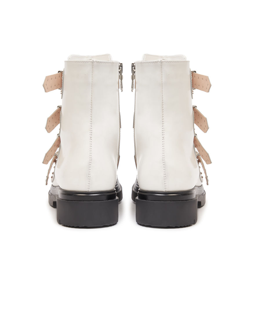 Biker boots con cinghie Biker boots con cinghie