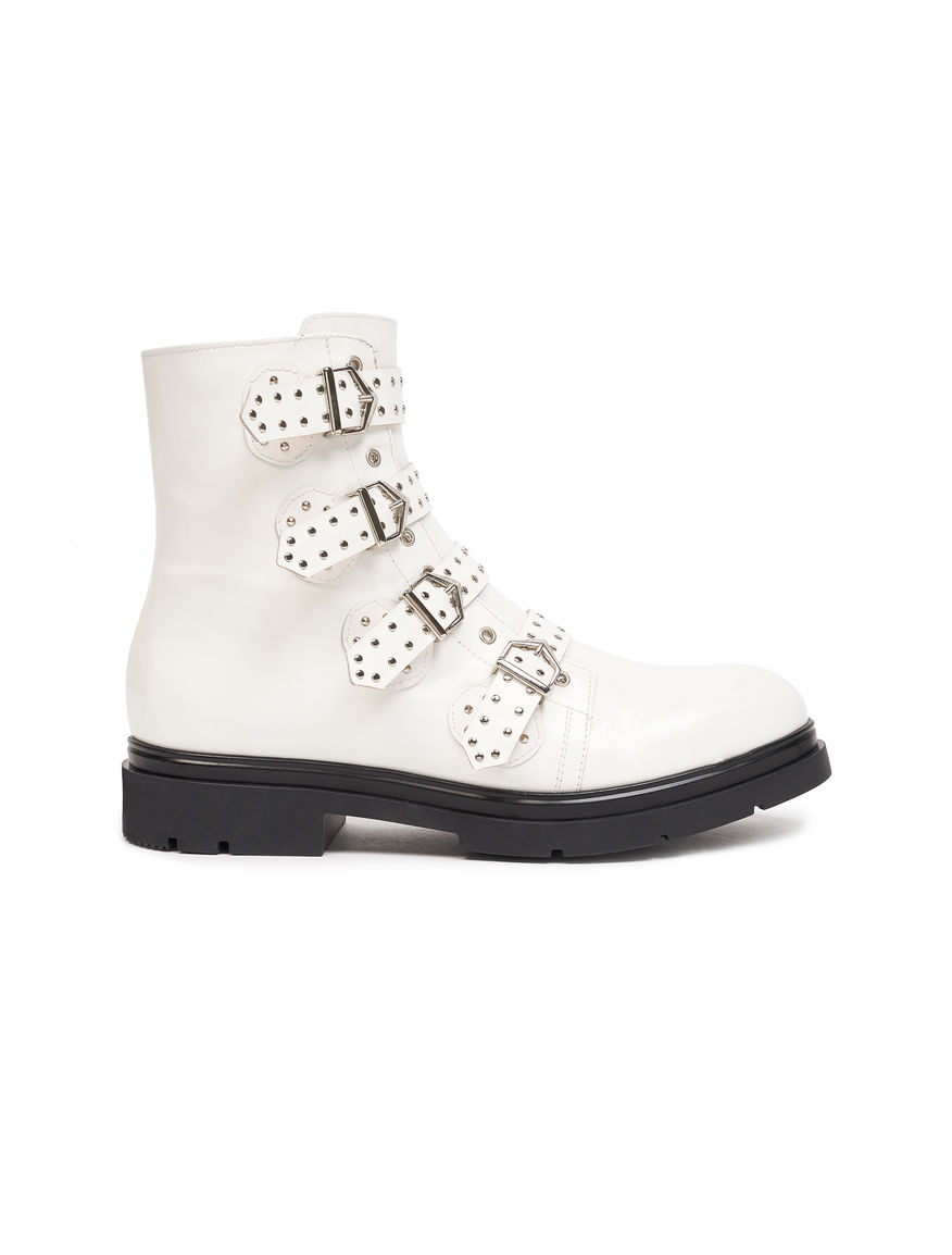 Biker boots con cinghie Biker boots con cinghie