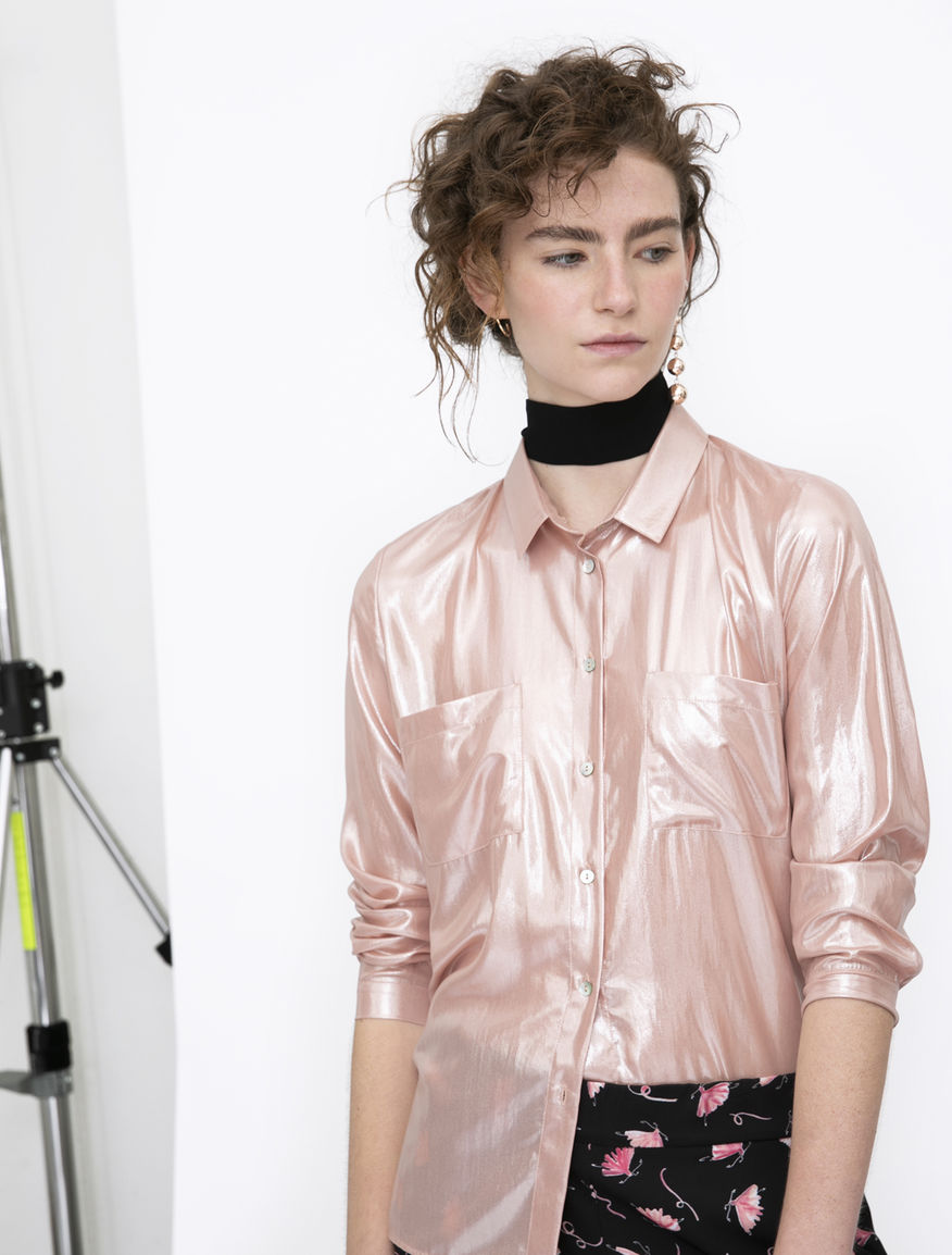 Lamé shirt Lamé shirt