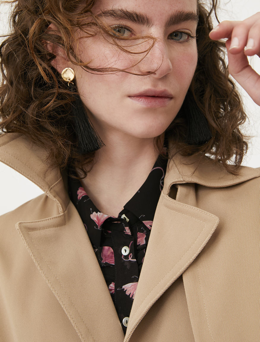 Double-breasted trench coat Double-breasted trench coat