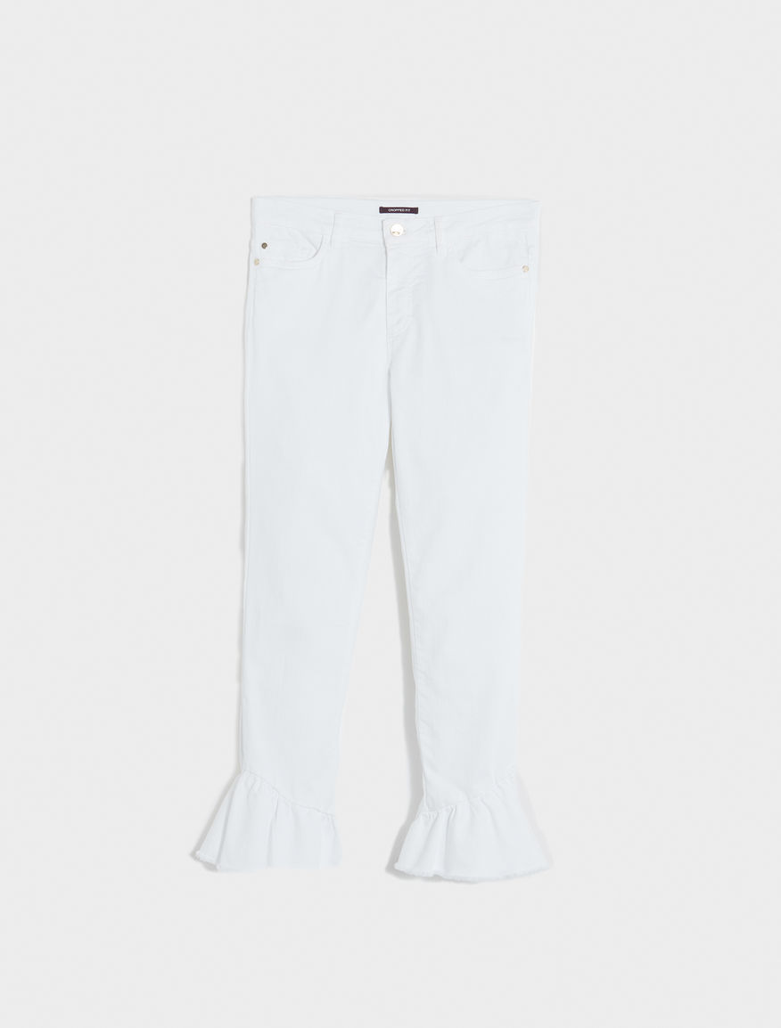 Trousers with flounces Trousers with flounces