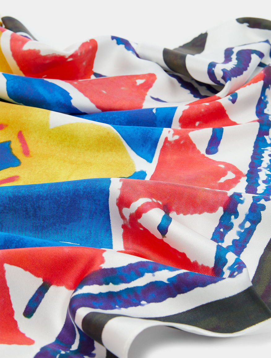 Artastic pure silk foulard Artastic pure silk foulard