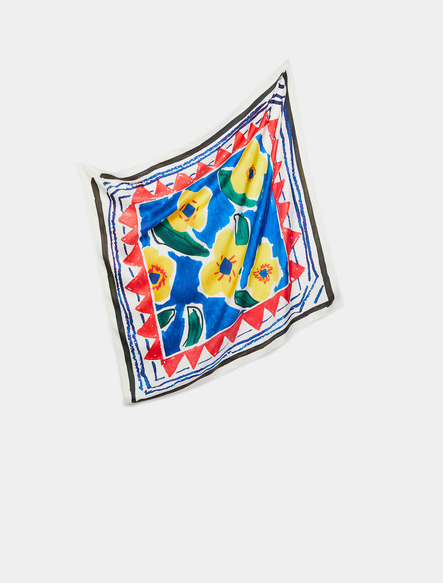 Artastic pure silk foulard Artastic pure silk foulard