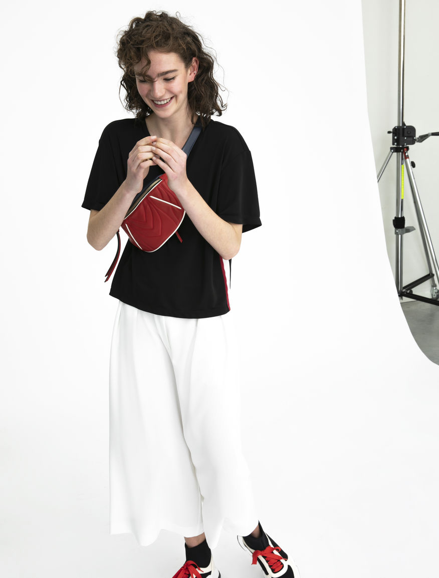 T-shirt con bande T-shirt con bande